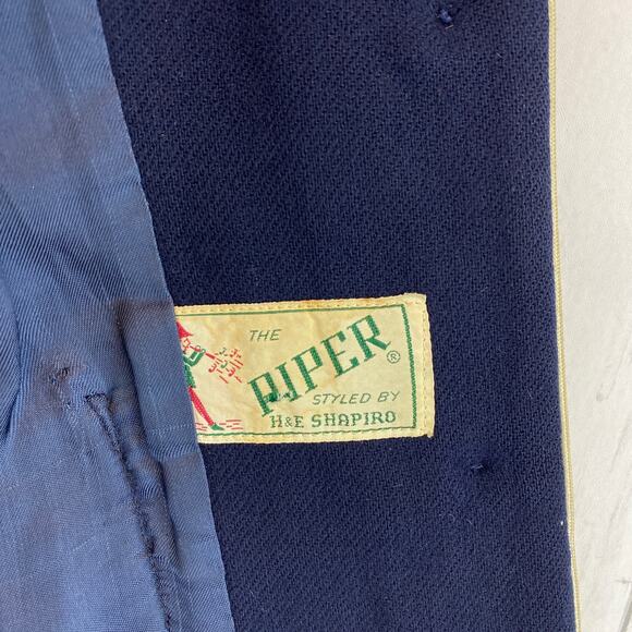 VTG 50's Piper Academy Of The Sacred Heart City House Academia Blazer Size Large - Picture 8 of 13